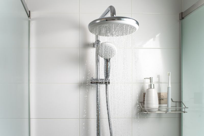 Elegant Shower with Rainfall Head